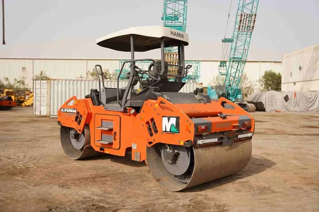 2020 Hamm HD99 Double Drum Roller Rear Left View