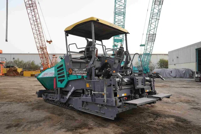 2020 Vögele 0763 Super 1400 Track Paver Rear Left View - AS-0054
