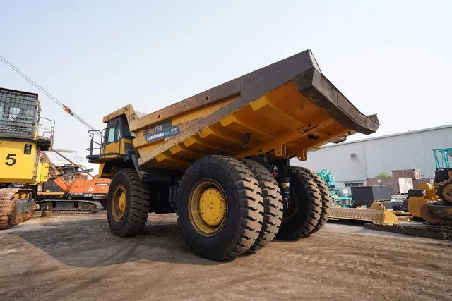2022 Komatsu HD785-7 Rigid Dump Truck Rear Left View