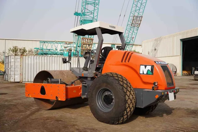 2021 Hamm 311D Single Drum Roller Rear Left View - RO-0438