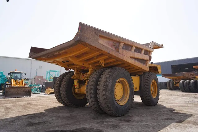 2021 Cat 777E Hauler Truck -Rear right view