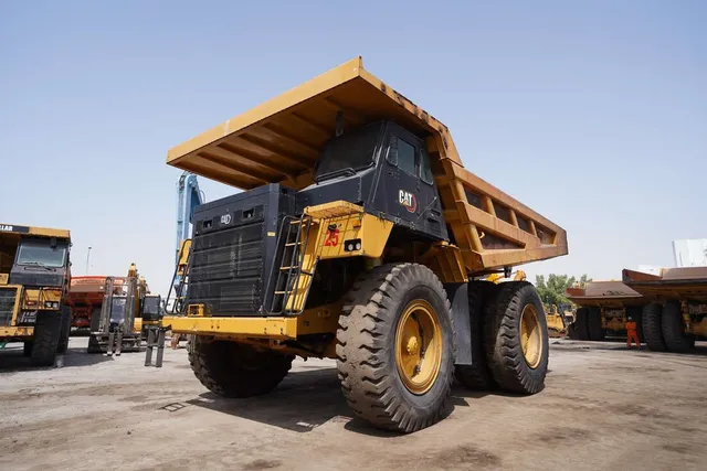 2021 Cat 777E Rigid Dumper Truck -Front left view