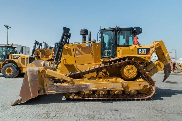 2021 Caterpillar D8T Bulldozer Left Side View