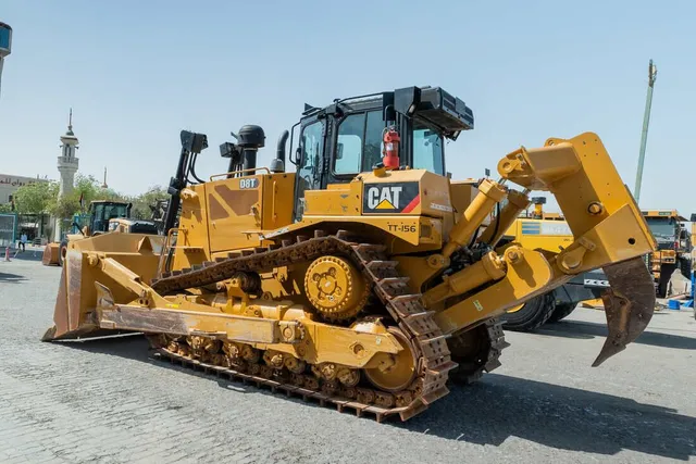 2021 Caterpillar D8T Bulldozer Rear Left View