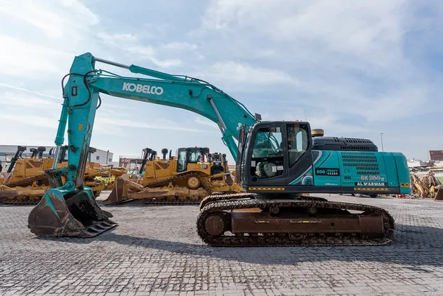 2021 Kobelco SK350LC-10 Track Excavator Left Side View