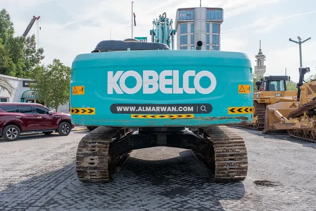 2021 Kobelco SK350LC-10 Track Excavator Rear View