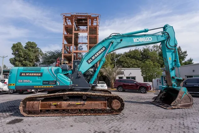 2021 Kobelco SK350LC-10 Track Excavator Right Side View