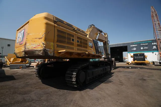 2022 Cat 395 Track Excavator Rear Right View