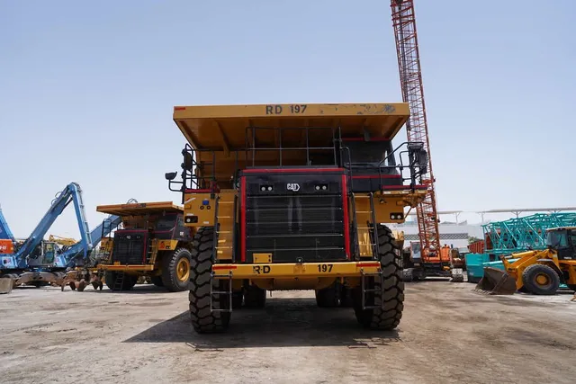 2022 Cat 777E Off-road Dump Truck-Front view