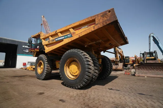 2022 Cat 777E Rigid Dump Truck Rear Left View