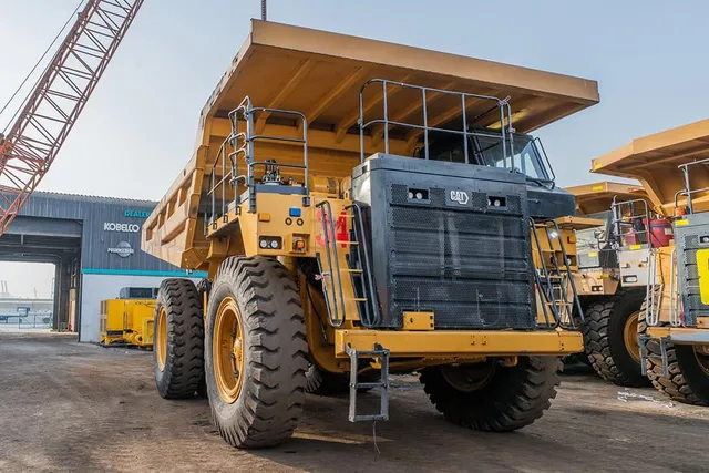 2022 Caterpillar 777 Rigid Dump Truck Front Right View
