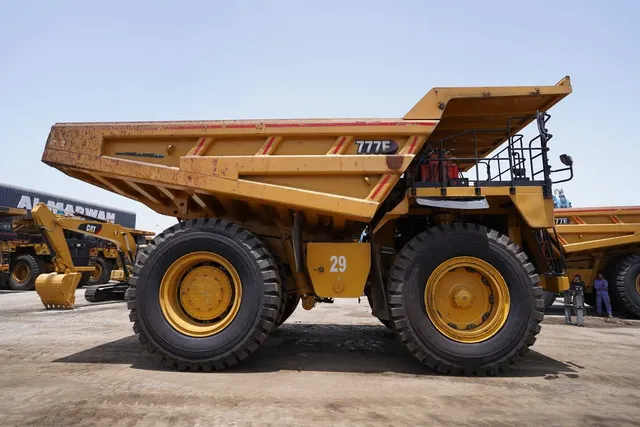 2022 Caterpillar 777E Rigid Dump Truck-Right view