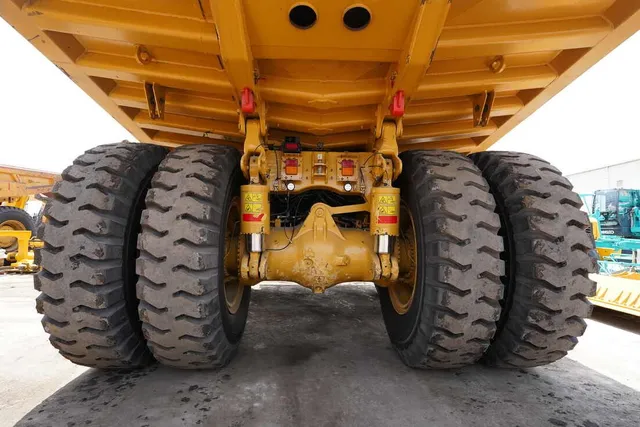 2022 Caterpillar 777E Rigid Dump Truck-Undercarriage view
