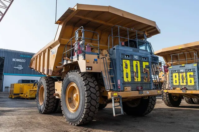 2022 Caterpillar 777E Rigid Dump Truck Front Right View