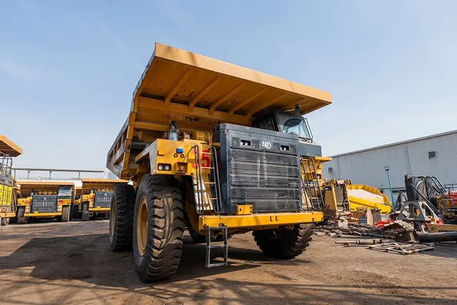 2022 Caterpillar 777E Rigid Dump Truck Front Right View