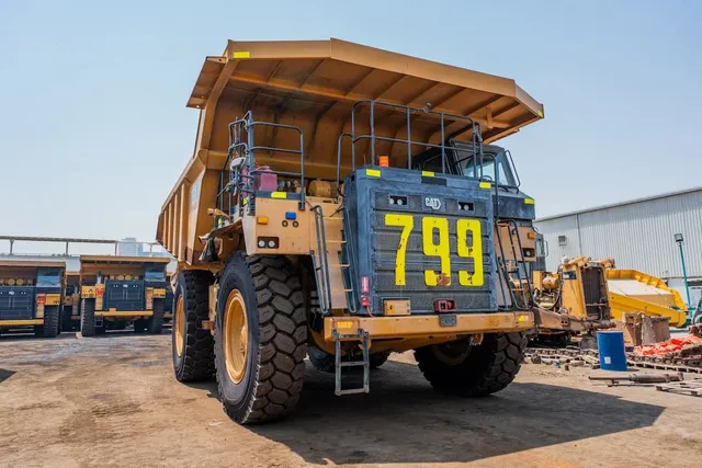 2022 Caterpillar 777E Rigid Dump Truck Front Right VIew