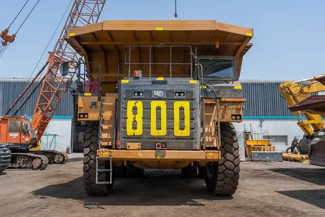 2022 Caterpillar 777E Rigid Dump Truck Front View