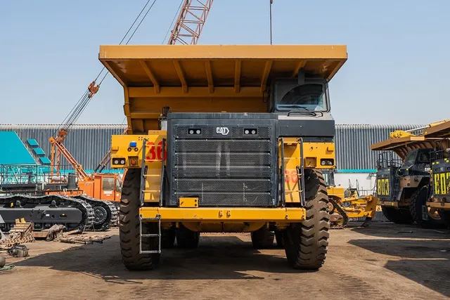 2022 Caterpillar 777E Rigid Dump Truck Front View