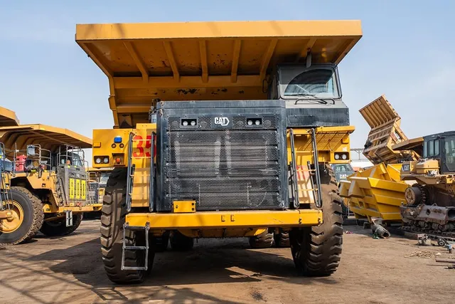 2022 Caterpillar 777E Rigid Dump Truck Front View