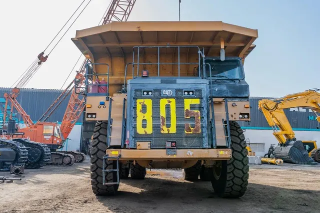 2022 Caterpillar 777E Rigid Dump Truck Front View
