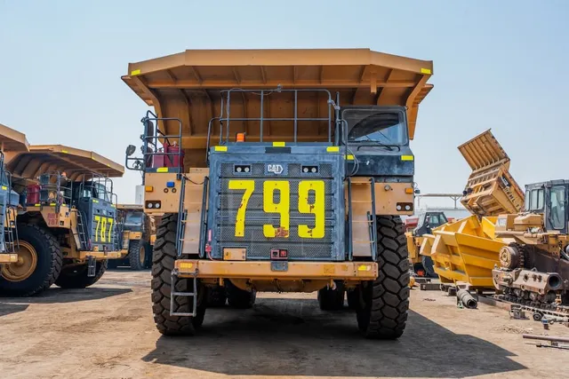 2022 Caterpillar 777E Rigid Dump Truck Front VIew