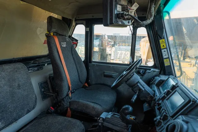 2022 Caterpillar 777E Rigid Dump Truck Inside Cabin View