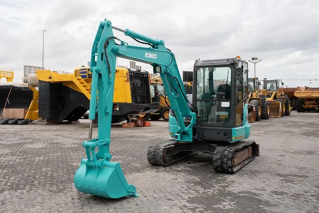 2022 Kobelco SK55SRX-6 Mini Excavator Front Left View