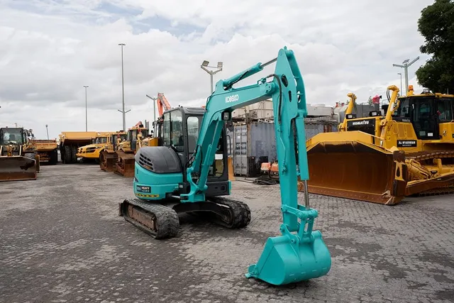 2022 Kobelco SK55SRX-6 Mini Excavator Front Right View