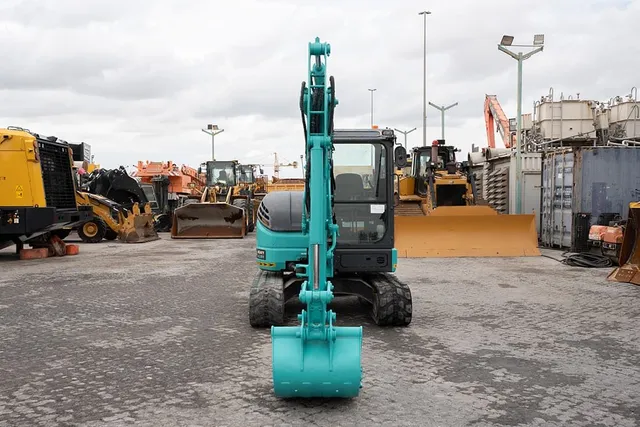 2022 Kobelco SK55SRX-6 Mini Excavator Front View