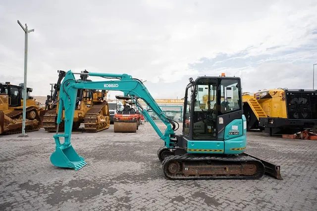 2022 Kobelco SK55SRX-6 Mini Excavator Left Side View