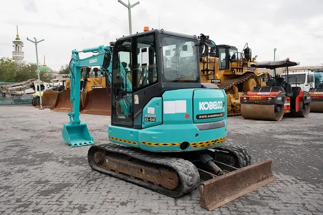 2022 Kobelco SK55SRX-6 Mini Excavator Rear Left View