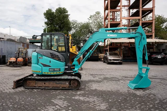 2022 Kobelco SK55SRX-6 Mini Excavator Right Side View