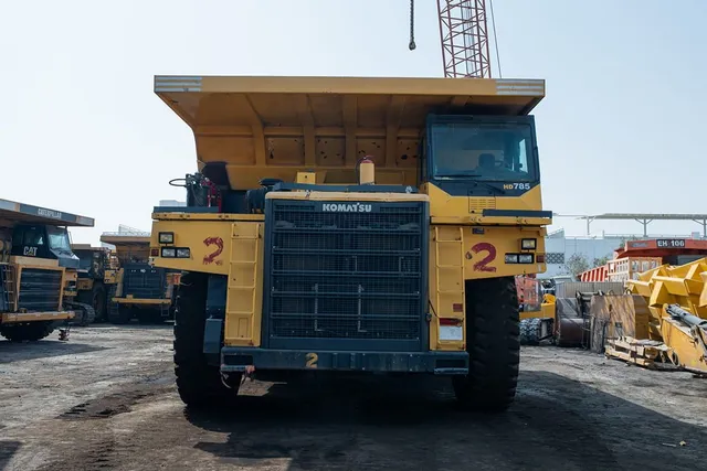 2022 Komatsu HD785-7 Rigid Dump Truck Front View