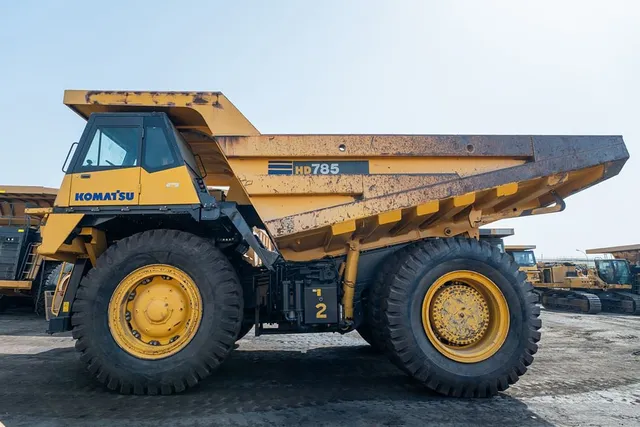2022 Komatsu HD785-7 Rigid Dump Truck Left Side View