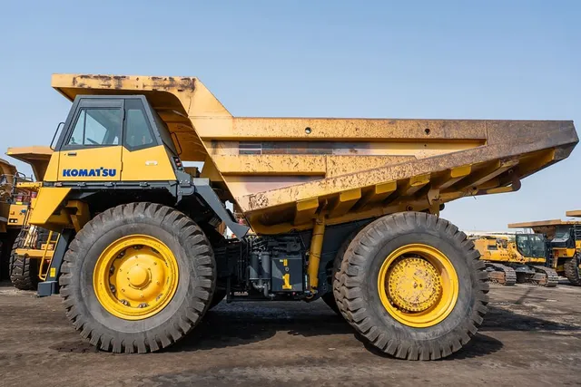 2022 Komatsu HD785-7 Rigid Dump Truck Left Side View