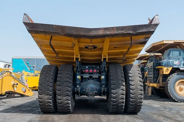 2022 Komatsu HD785-7 Rigid Dump Truck Rear View