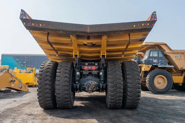 2022 Komatsu HD785-7 Rigid Dump Truck Rear View