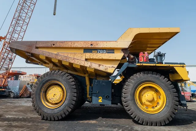 2022 Komatsu HD785-7 Rigid Dump Truck Right Side View