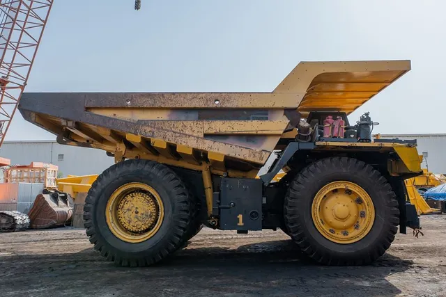 2022 Komatsu HD785-7 Rigid Dump Truck Right Side View