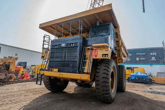 2023 Caterpillar 777 Rigid Dump Truck Front Left View