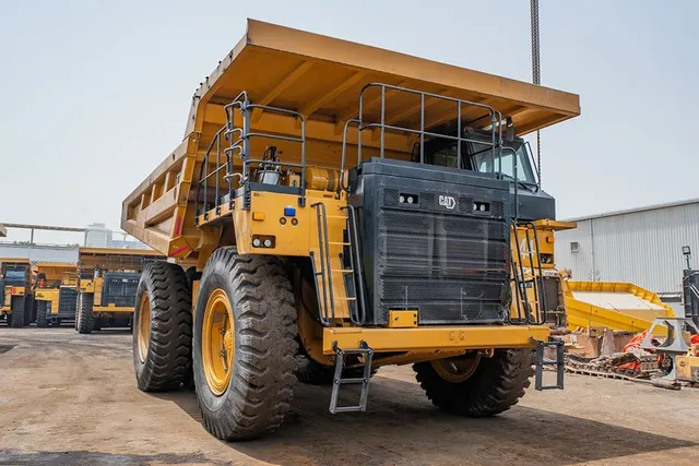 2023 Caterpillar 777 Rigid Dump Truck Front Right View