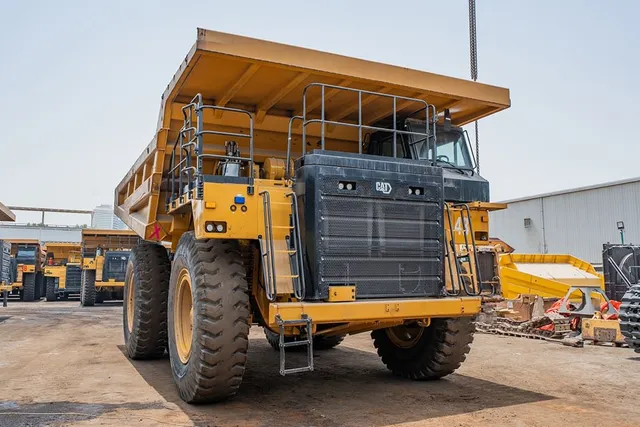 2023 Caterpillar 777 Rigid Dump Truck Front Right View