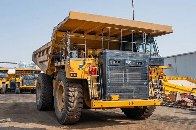 2023 Caterpillar 777 Rigid Dump Truck Front Right View