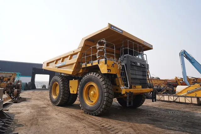 2023 Caterpillar 777 Rigid Dump Truck Front Right View