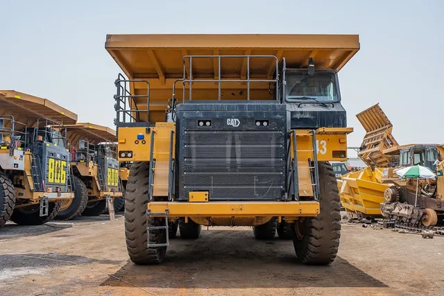 2023 Caterpillar 777 Rigid Dump Truck Front View