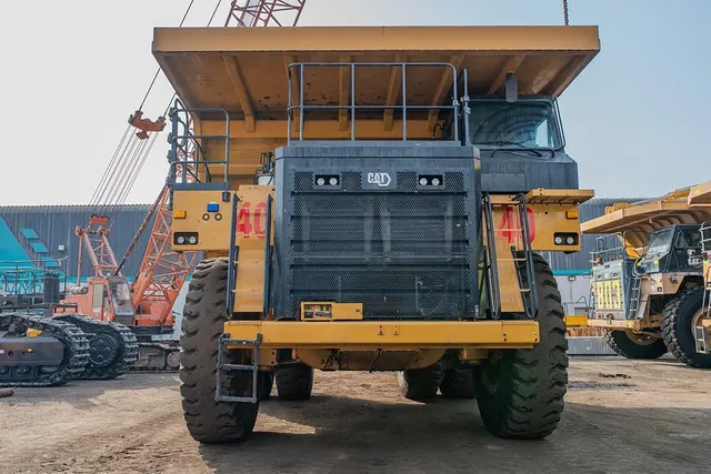2023 Caterpillar 777 Rigid Dump Truck Front View