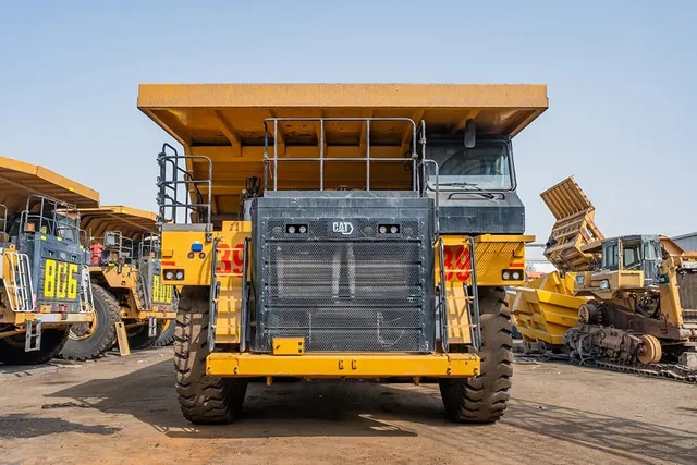 2023 Caterpillar 777 Rigid Dump Truck Front View