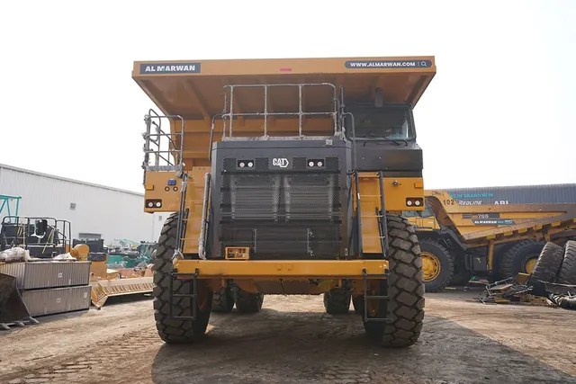 2023 Caterpillar 777 Rigid Dump Truck Front View