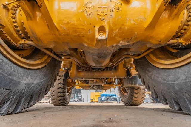 2023 Caterpillar 777 Rigid Dump Truck Under carriage View