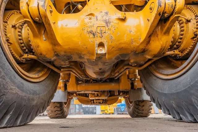 2023 Caterpillar 777 Rigid Dump Truck Under carriage View